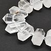 Natural Quartz Crystal Beads Strands G-F715-040B-4