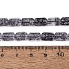 Crackle Transparent Glass Beads Strands GLAA-N068-05A-01-4