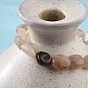 Natural Multi-Moonstone Stretch Beaded Bracelets X-BJEW-K213-C14-4