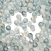 Frosted Transparent Acrylic Beads OACR-F013-12F-1