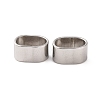 Non-Tarnish 304 Stainless Steel Slide Charms X-STAS-S133-01P-03-1