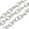 Tarnish Resistant 304 Stainless Steel Cable Chains X-CHS-R009-12-1