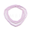 Electroplate Glass Beads Strands EGLA-Q128-11A-AB03-2