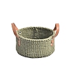 Handmade Woven Cotton Rope Storage Basket PW-WG49891-09-1