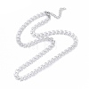 304 Stainless Steel Link Chain Necklaces NJEW-K119-20P-3