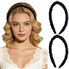 Silk From Silkworms Hair Bands OHAR-WH0033-019C-1