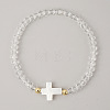 Bohemian Glass Beads Stretch Bracelets KO2121-10-1