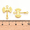 Alloy Double Axe Connector Charms X1-PALLOY-N176-125G-3