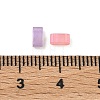 Glass 2-Hole Baking Paint Glass Seed Beads GLAA-G130-01C-4