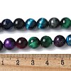 Natural Tiger Eye Beads Strands G-B133-A02-8MM-06-5