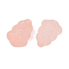 Frosted Transparent Acrylic Beads OACR-P029-04B-03-3