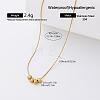 European Style 304 Stainless Steel Pendant Necklaces for Women MD6766-5-1