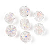 Handmade Foil Lampwork Beads Strands FOIL-T008-04A-2