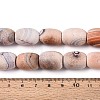 Dyed Natural Agate Beads Strands G-T144-29-5