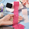 3 Rolls Polyester Raw Edges Ribbons SRIB-TAC0002-26C-7