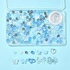 219Pcs 12 Styles Acrylic Beads with 1 Roll Strong Stretchy Beading Elastic Thread OACR-FS0001-58-8