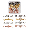 Alloy Rhinestone Magnetic Clasps ALRI-TA0001-02-1