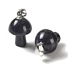 Synthetic Blue Goldstone Pendants GG-CBAA0EE-05P-23-2
