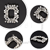 2Pcs Alloy Shoe Buckle Clips FIND-GF0002-79-4