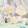 6Pcs 3Styles Wood Cutouts WOOD-WH0131-21B-5