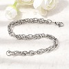 201 Stainless Steel Link Chain Bracelets for Men STAS-T077-12P-2