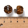 Natural Tiger Eye Pumpkin Charms G-K338-27P-01-3