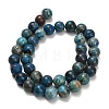 Natural Chrysocolla Beads Strands G-C289-B02-10mm-4