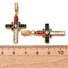 304 Stainless Steel Rhinestone Pendants RB-CBA5CCB-05E-G-2