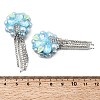 Handmade Polymer Clay Rhinestone Beads CLAY-Z006-02G-3
