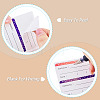 10 Sheets Paper Self Adhesive Stickers DIY-TADJ0001-18-5