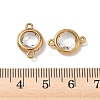 304 Stainless Steel Rhinestone Connector Charms STAS-P453-08G-M-4