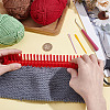 Oval Plastic Long Knitting Loom DIY-WH0591-593-3