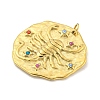 Real 18K Gold Plated PVD Vacuum Plating 304 Stainless Steel Pendants STAS-L278-003G-08-2