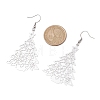 Tarnish Resistant 304 Stainless Steel Dangle Earrings EJEW-JE05876-S-4