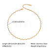 Stainless Steel Wavy Snake Chain Necklaces for Women LS-MB0752-1-1