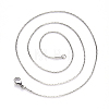 304 Stainless Steel Coreana Chain Necklace NJEW-S420-005B-P-2