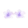 Flower Acrylic Bead Caps SACR-T017-51F-3