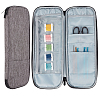 Polyester Cloth Crochet Hook Storage Zipper Bags AJEW-CY0002-96-1