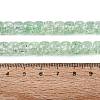Crackle Transparent Glass Beads Strands GLAA-N069-03A-04-4