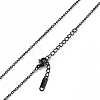 304 Stainless Steel Cable Chain Necklace for Men Women NJEW-K245-014E-2