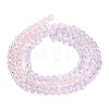 Transparent Painted Glass Beads Strands LS-DGLA-A034-T3mm-A05-5