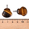 Natural Tiger Eye Pendants G-T138-208I-3