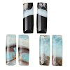 Natural Flower Amazonite Pendants G-K381-19C-1