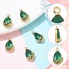Transparent Glass Pendants GLAA-FZ0001-02A-3