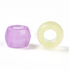 Transparent Luminous Acrylic Beads X-OACR-N137-34-4