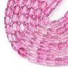 Transparent Glass Beads Strands GL-A001-01A-04-3