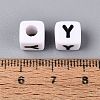 Opaque Acrylic Beads SACR-N020-04A-Y-4