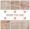 Transparent Acrylic 6 Layers Nail Polish Display Rack ODIS-UN0001-22C-3