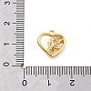 Brass Micro Pave Cubic Zirconia Pendants LS-KK-H511-01G-04-3