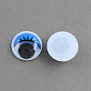 Plastic Wiggle Googly Eyes Buttons DIY Scrapbooking Crafts Toy Accessories with Label Paster on Back KY-S003B-10mm-07-2